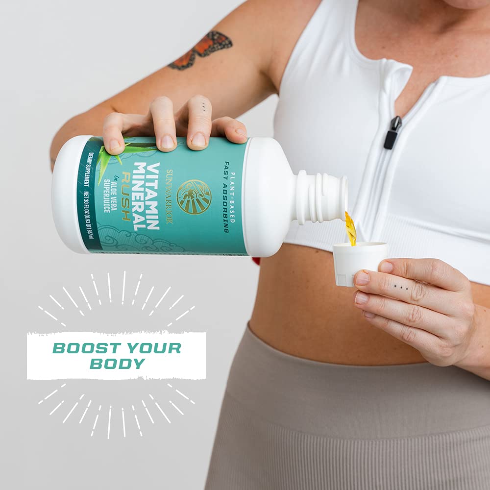 Sunwarrior Vitamin Mineral Rush liquid with Aloe Vera juice