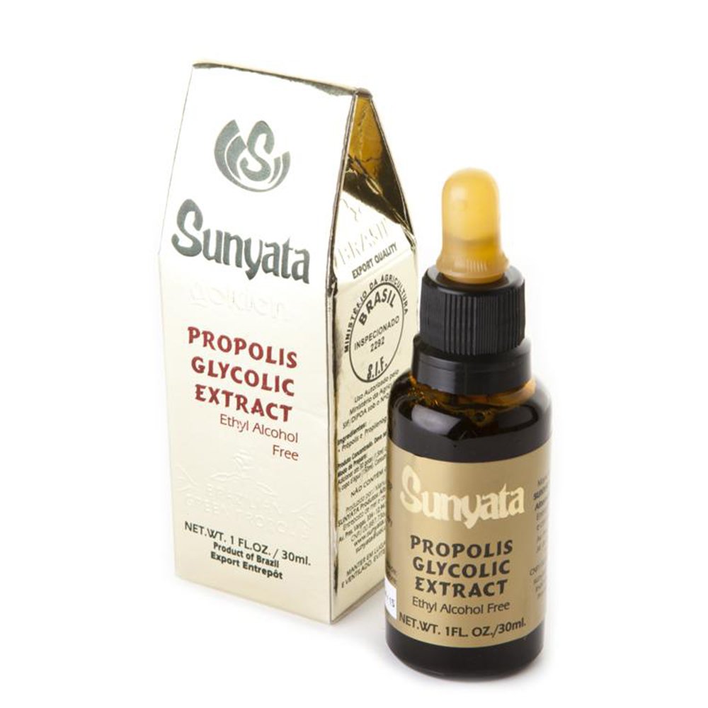 Sunyata Green Bee Propolis 100% Glycolic Extract front view