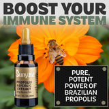 Sunyata Green Bee Propolis 100% Glycolic Extract side view