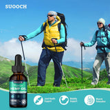 SUOOCH Hemp Oil 200g back view with ingredient list