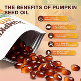 SUOOCH Pumpkin Seed Oil Capsules 3000mg bottle side view