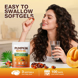 SUOOCH Pumpkin Seed Oil Capsules 3000mg with saw palm extract