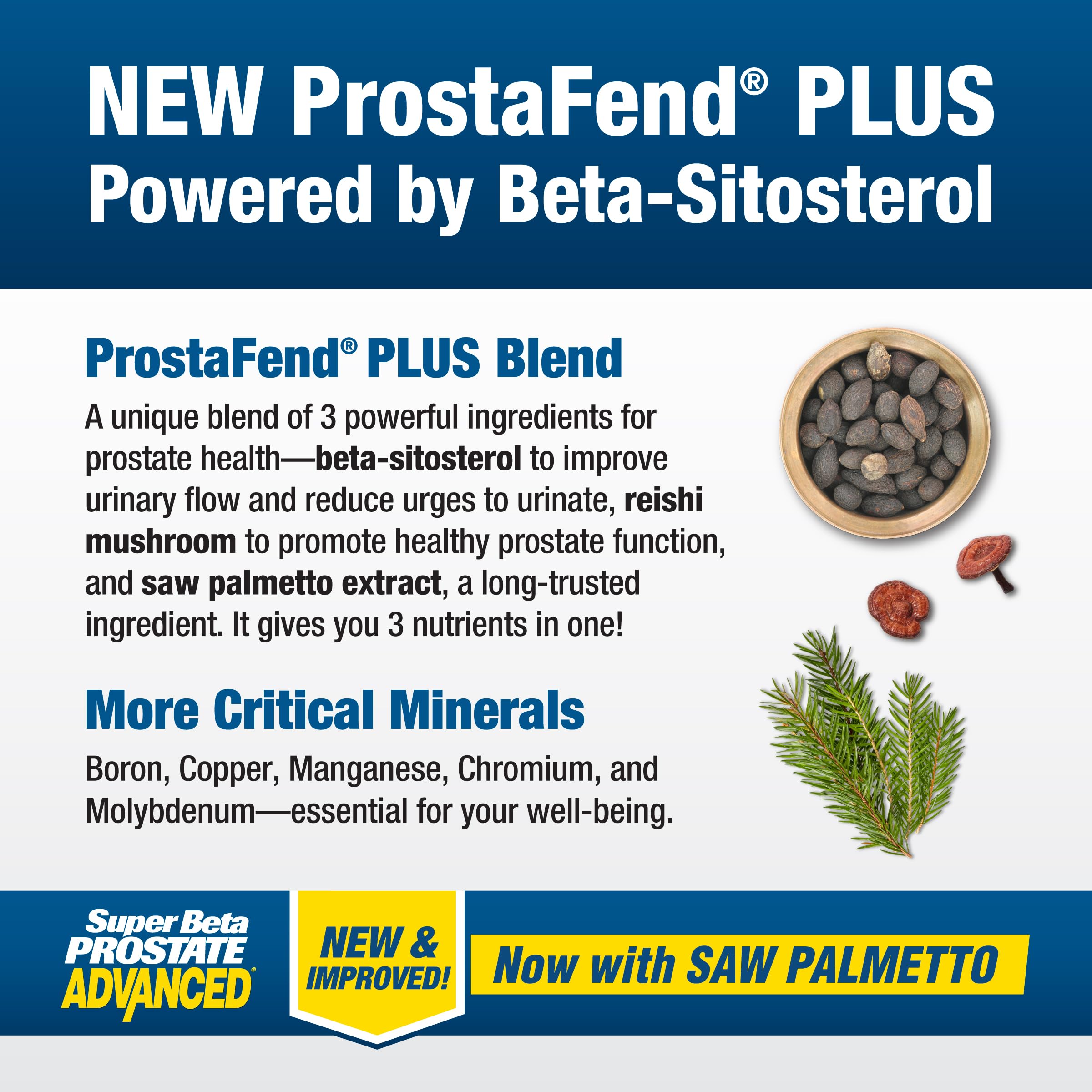 SUPER BETA PROSTATE Advanced Saw Palmetto Supplement capsule close-up