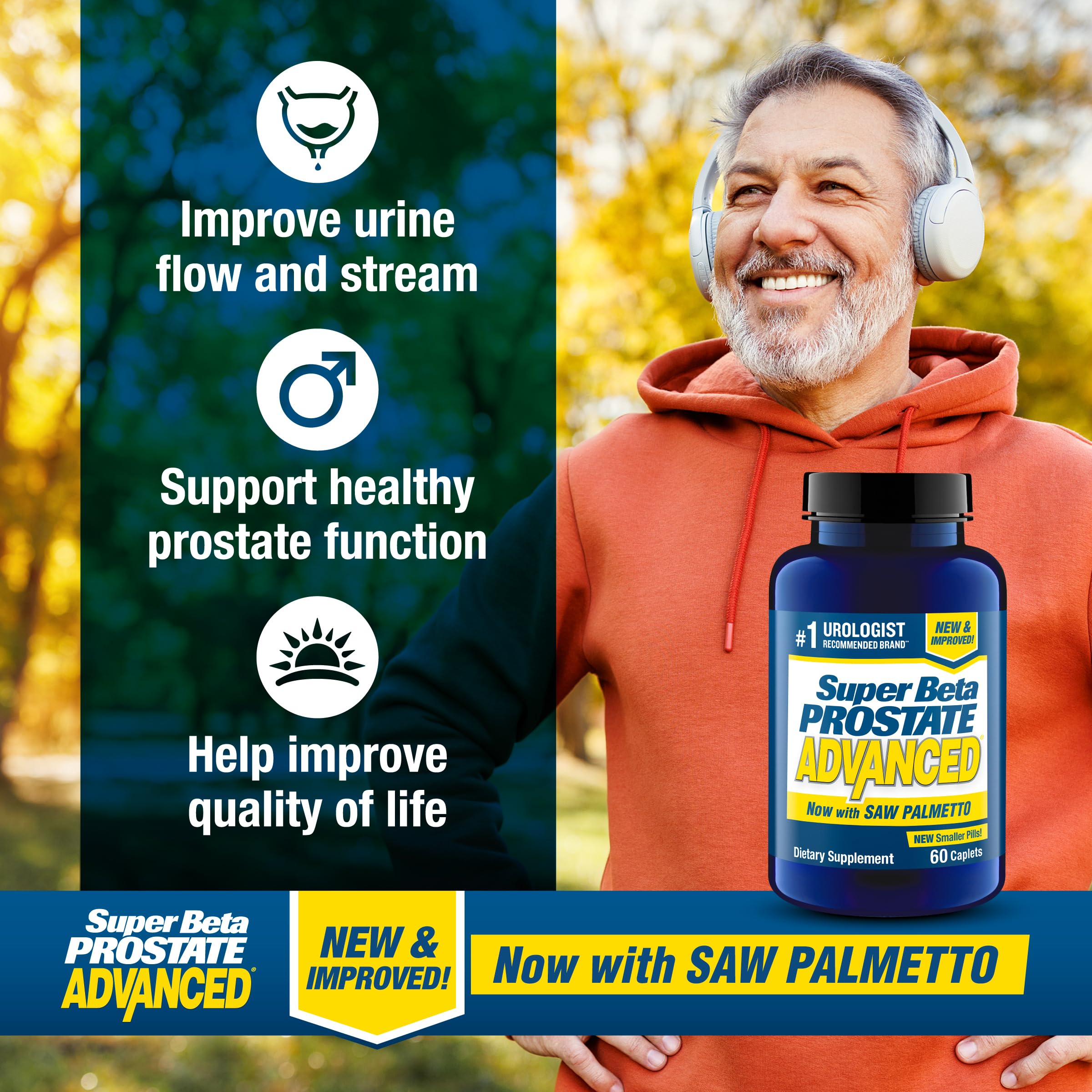 SUPER BETA PROSTATE Advanced Saw Palmetto Supplement packaging