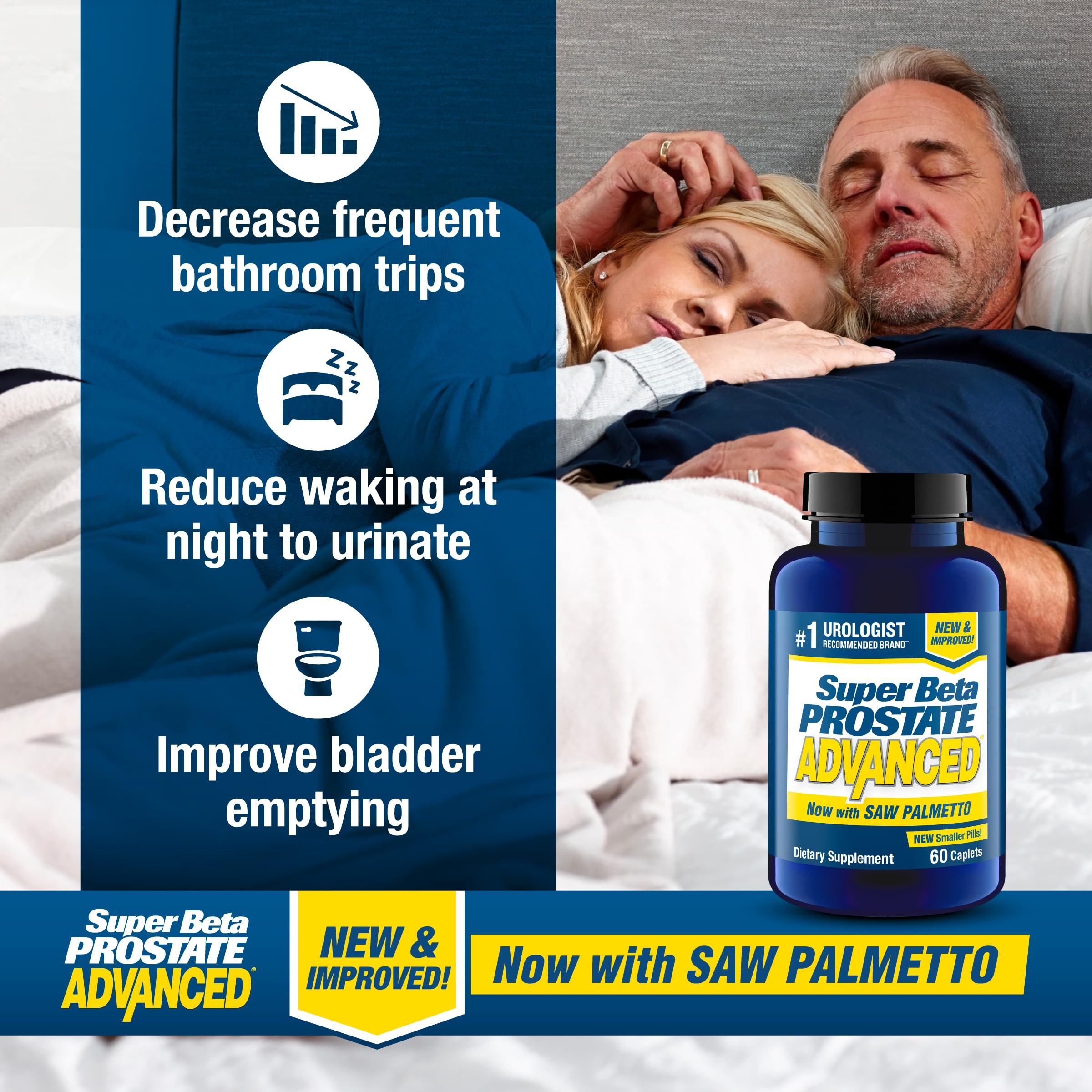 SUPER BETA PROSTATE Advanced Saw Palmetto Supplement side view