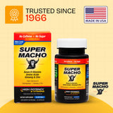 Super Macho Multi-Nutrient Supplement lifestyle scene on a kitchen counter