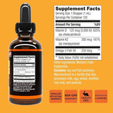 Super Natural Goods D3 K2 Drops 5000 IU with measuring dropper