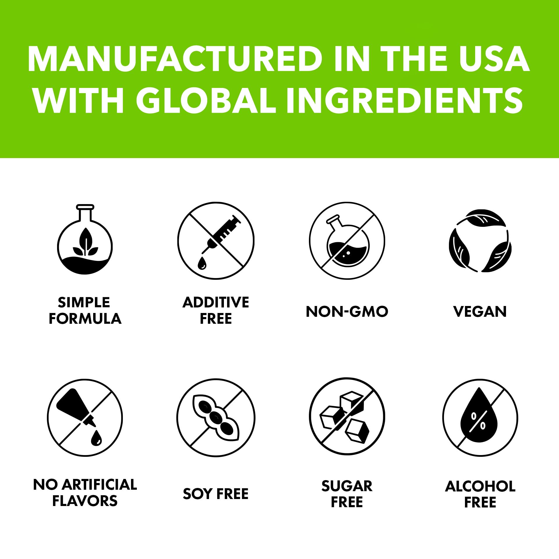 Super Natural Goods Liquid Chlorophyll Drops bottle with fresh ingredients