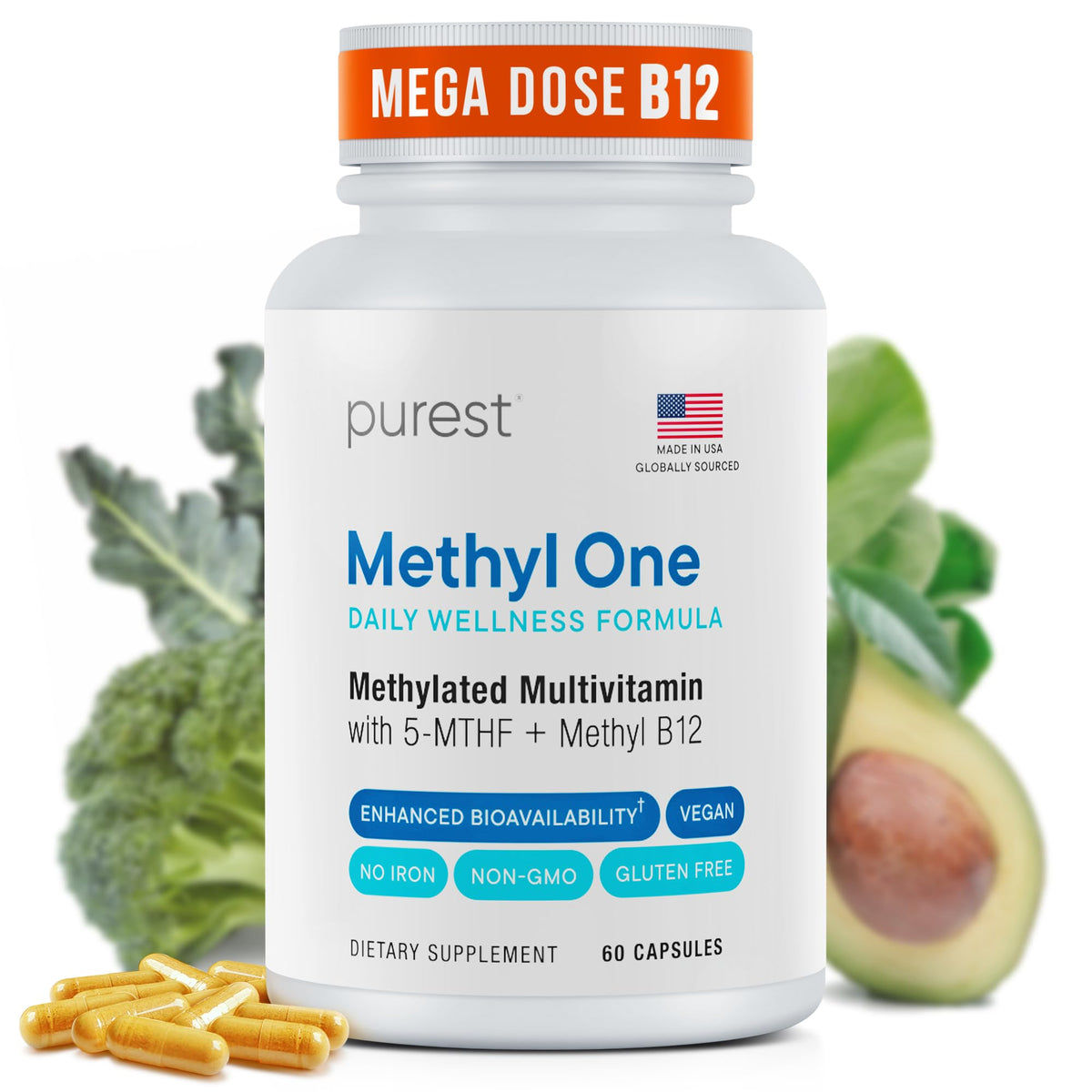 Super Natural Goods Methylated Multivitamin front view of packaging