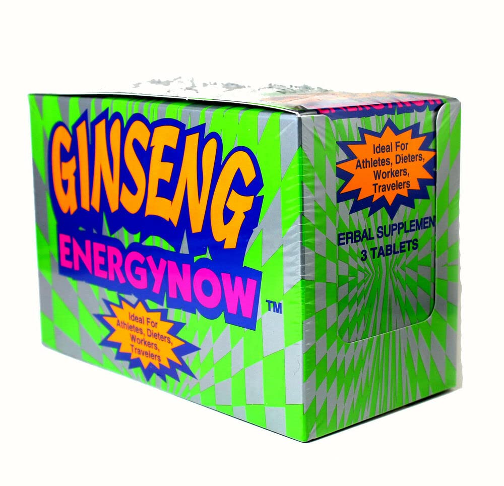 Super-Skin Energy Now Ginseng 72 Tablets box front view