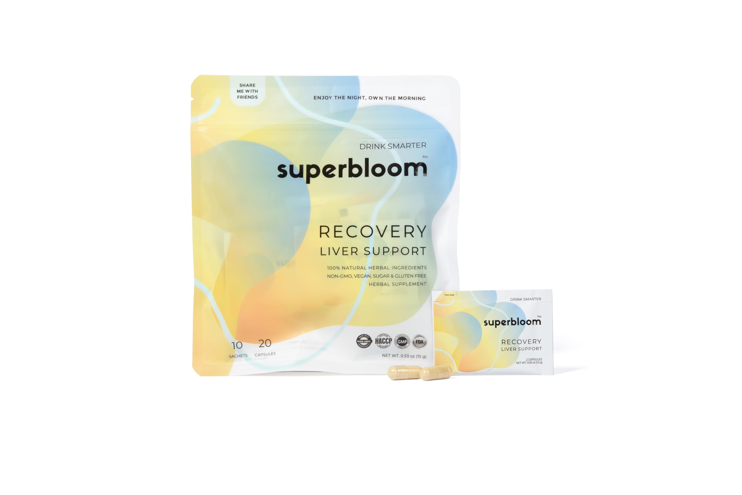superbloom Milk Thistle Liver Support Supplement front view with packaging