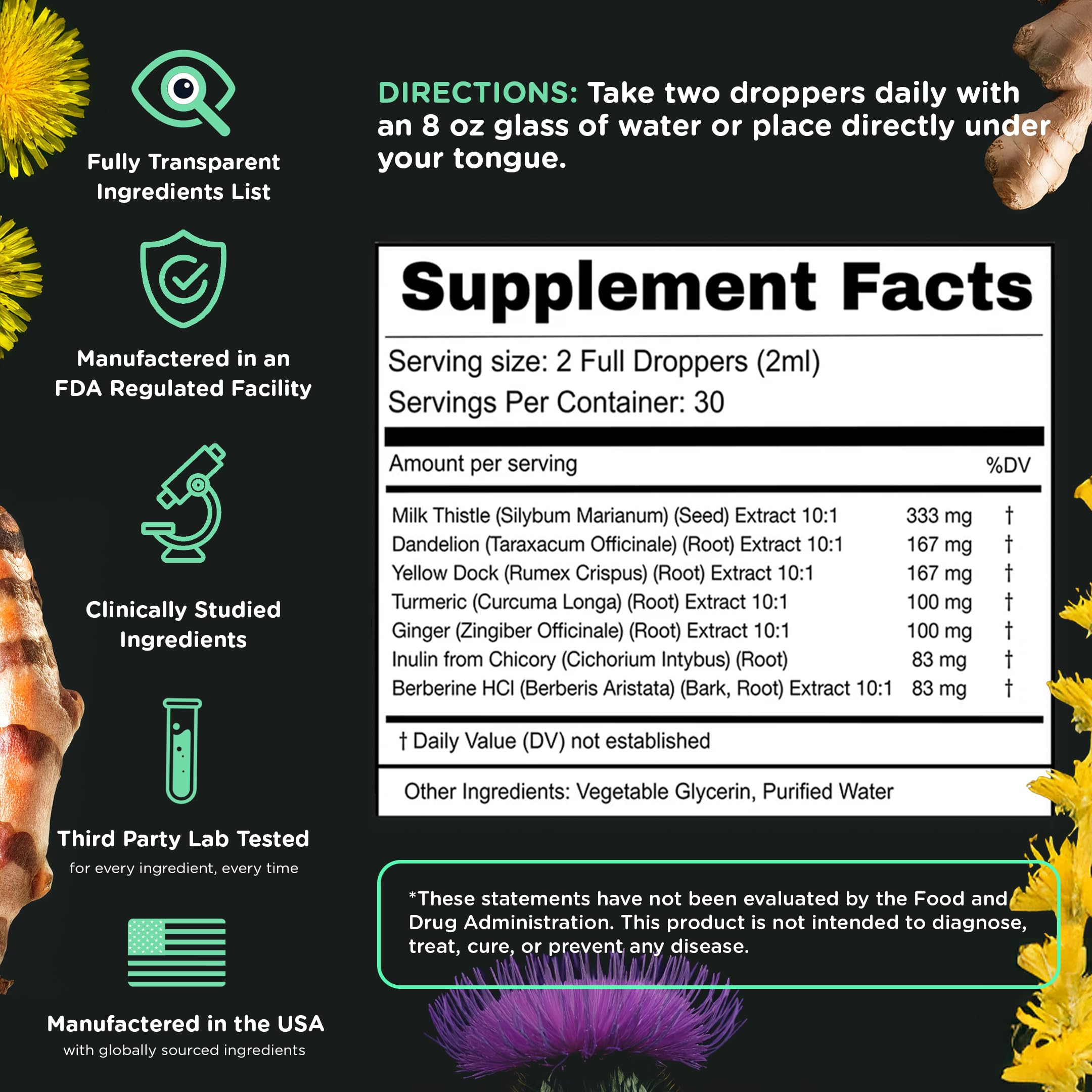 SuperBonsai Milk Thistle Herbal Liquid in lifestyle setting