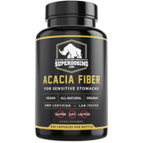SuperDosing.com Acacia Senegal Fiber Capsules front view