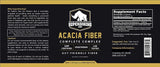 SuperDosing.com Acacia Senegal Fiber Capsules packaging with ingredients list