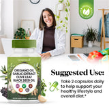 Superfood MD Astragalus Oregano and Garlic Supplement packaging
