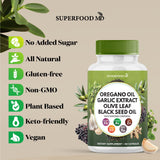 Superfood MD Astragalus Supplement with herbs and garlic