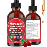 Superfood MD Berberine with Ceylon Cinnamon Drops 57g front view