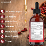 Superfood MD Berberine with Ceylon Cinnamon Drops on a wooden table