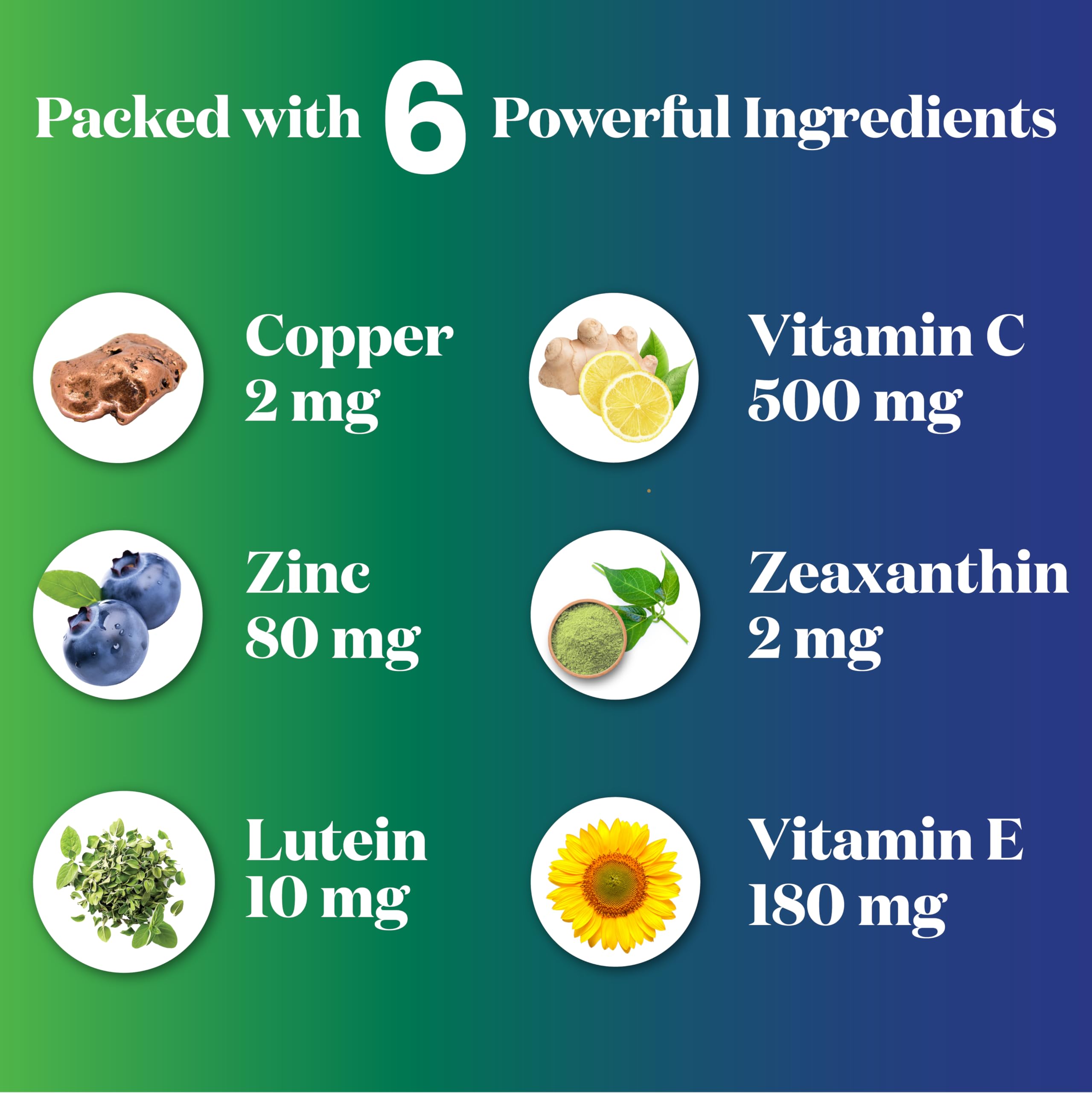 Superfood MD Copper Supplement bottle top view