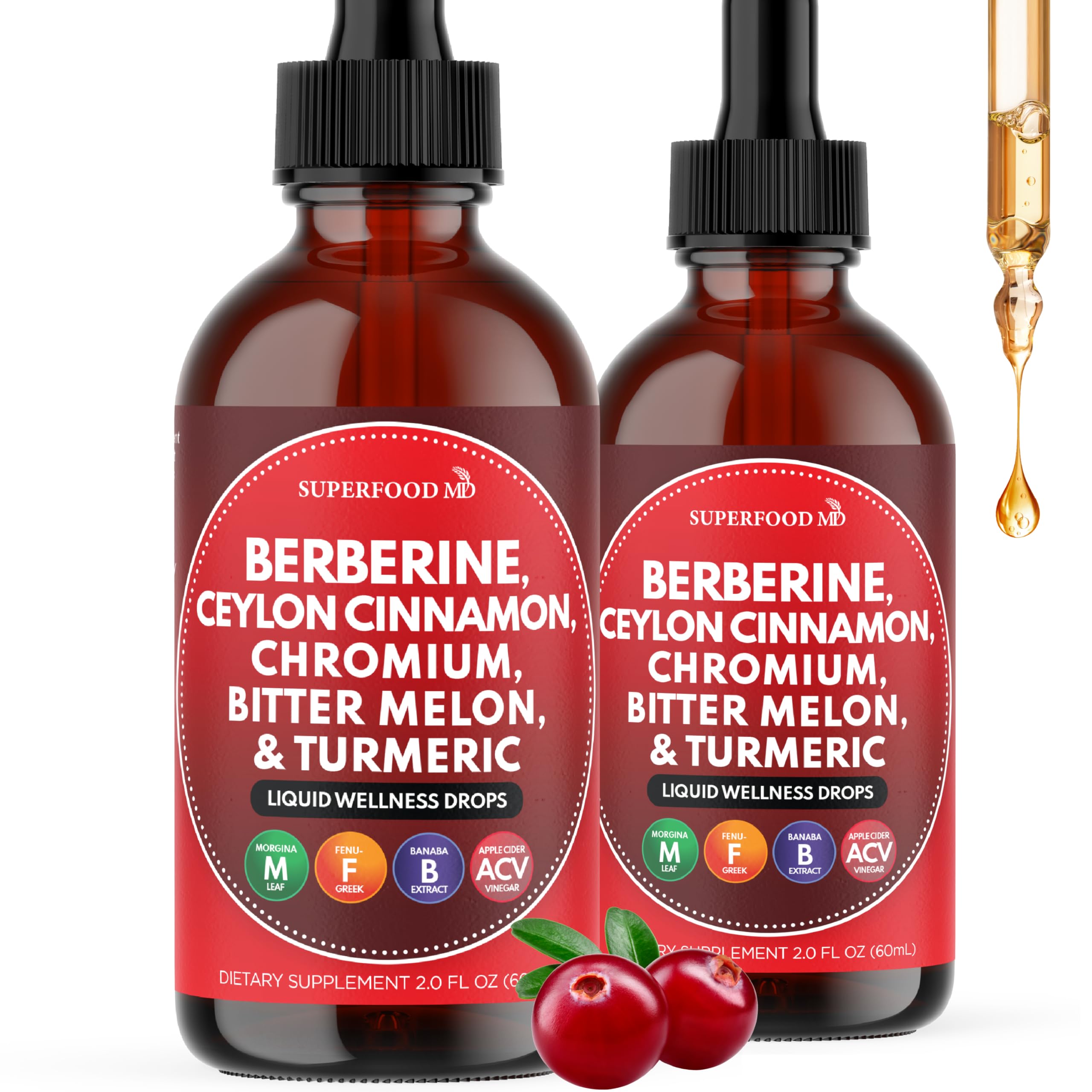 Superfood MD Gymnema Sylvestre Drops front view with packaging
