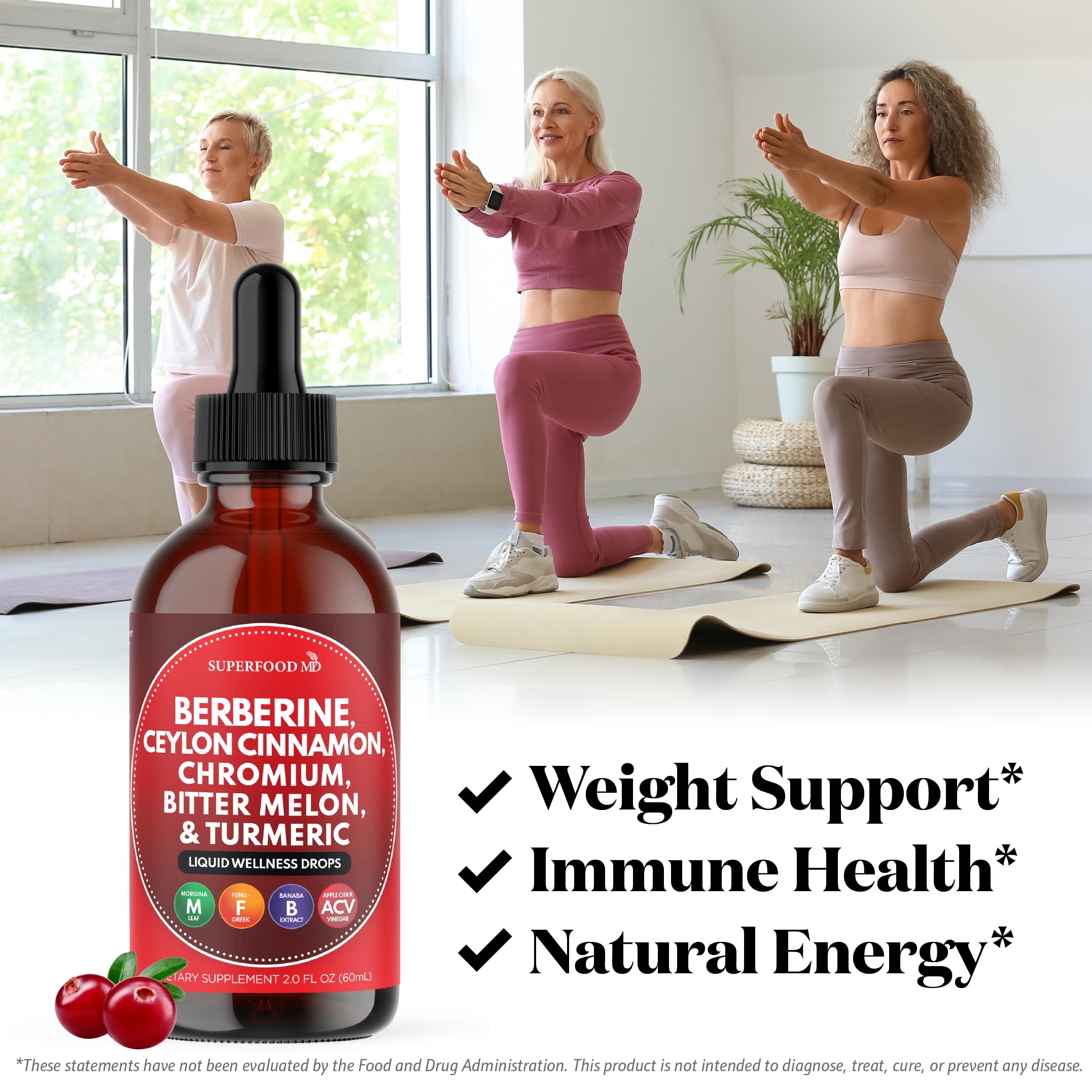 Superfood MD Gymnema Sylvestre Drops liquid dropper