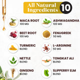 Superfood MD Maca Root Drops with measuring dropper