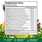 Superfood MD Moringa supplement capsules in bottle