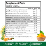 Superfood MD Moringa Turmeric Joint Support Supplement capsules