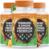 Superfood MD Toringa Moringa & Turmeric Supplement front view