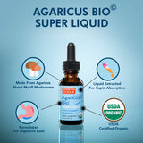 Superfood Science Agaricus Bio Super Liquid 30ml with mushrooms