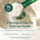 Supergut Foundational Daily Fiber Powder 156g mixed in a smoothie