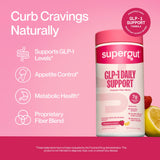 Supergut Raspberry Lemon GLP-1 support scoop with powder