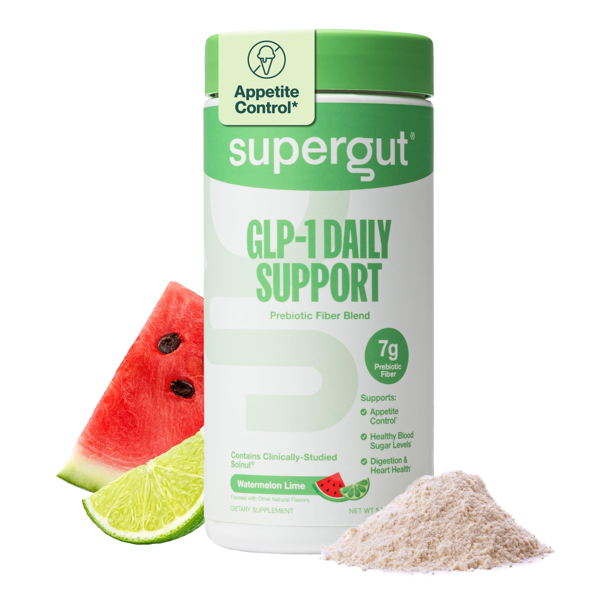 Supergut Watermelon Lime GLP-1 support front view packaging