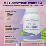 Supermed Research Ashwagandha Mood Support Supplement side view