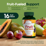 Supermed Research Veggie Harvest supplement bottle back view