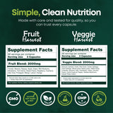 Supermed Research Veggie Harvest supplement capsule close-up
