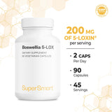 Supersmart 5-Loxin Boswellia Extract Capsules close-up of capsules