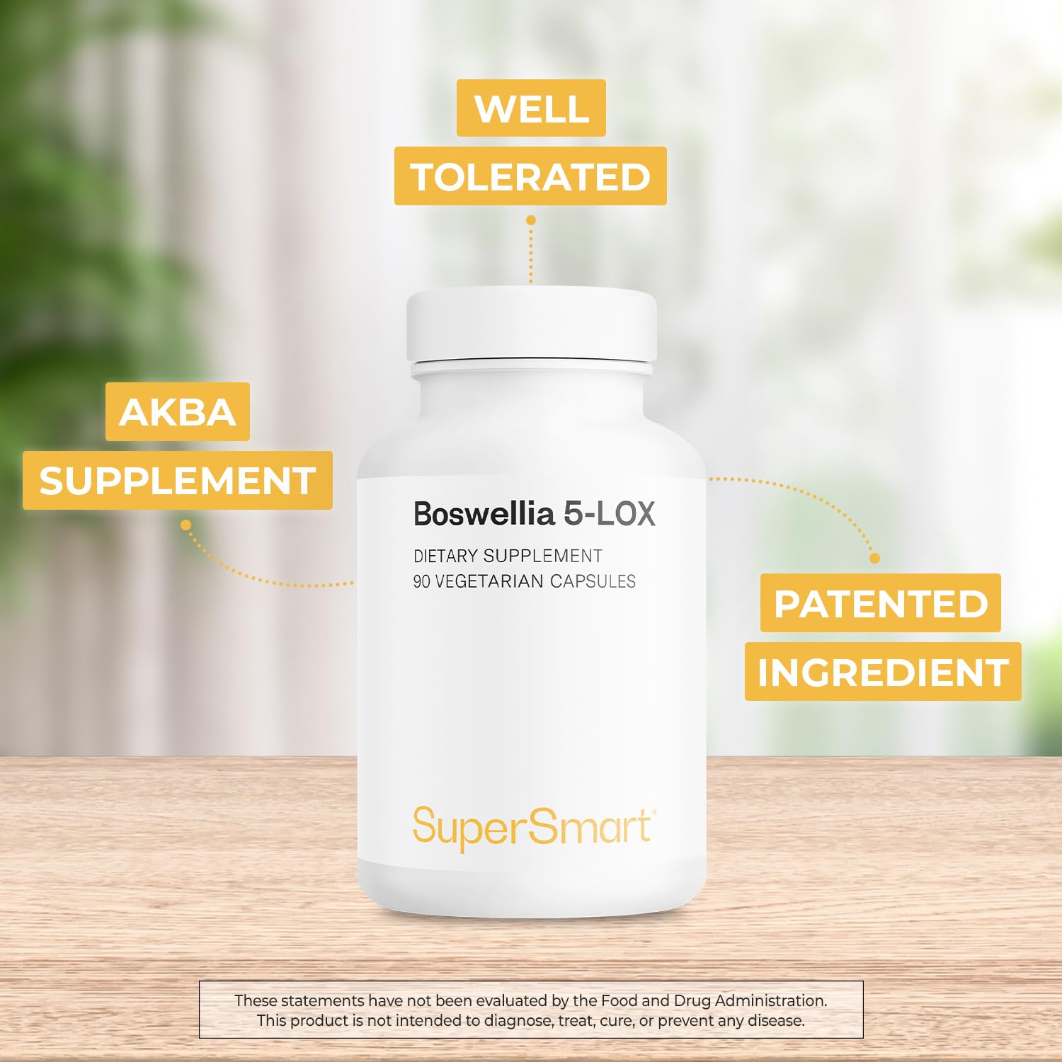 Supersmart 5-Loxin Boswellia Extract Capsules side view