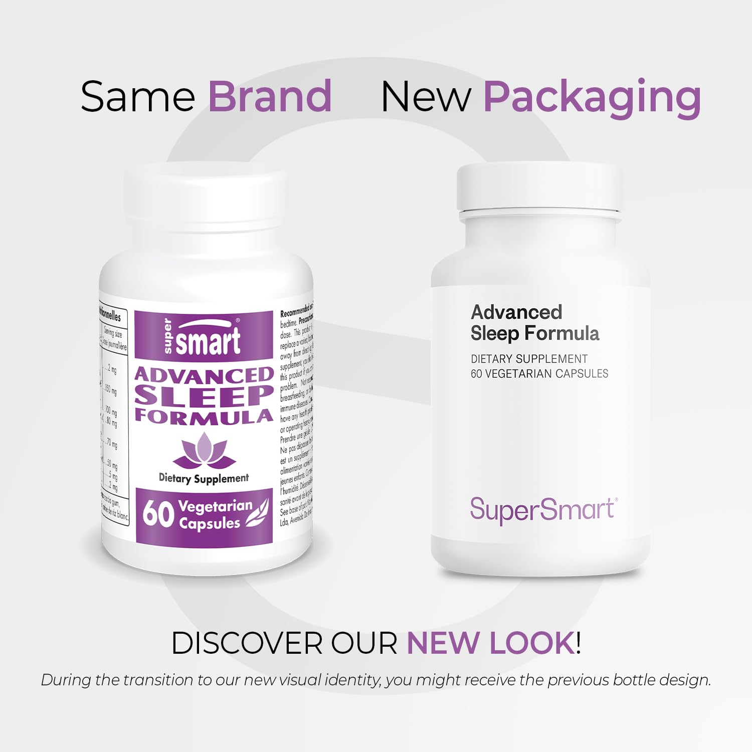 Supersmart Advanced Sleep Formula packaging side view