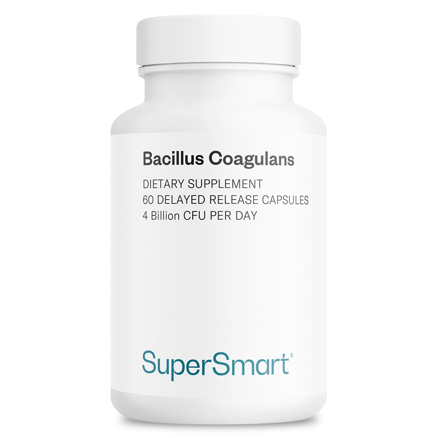 Supersmart Bacillus Coagulans Probiotic Capsules front view