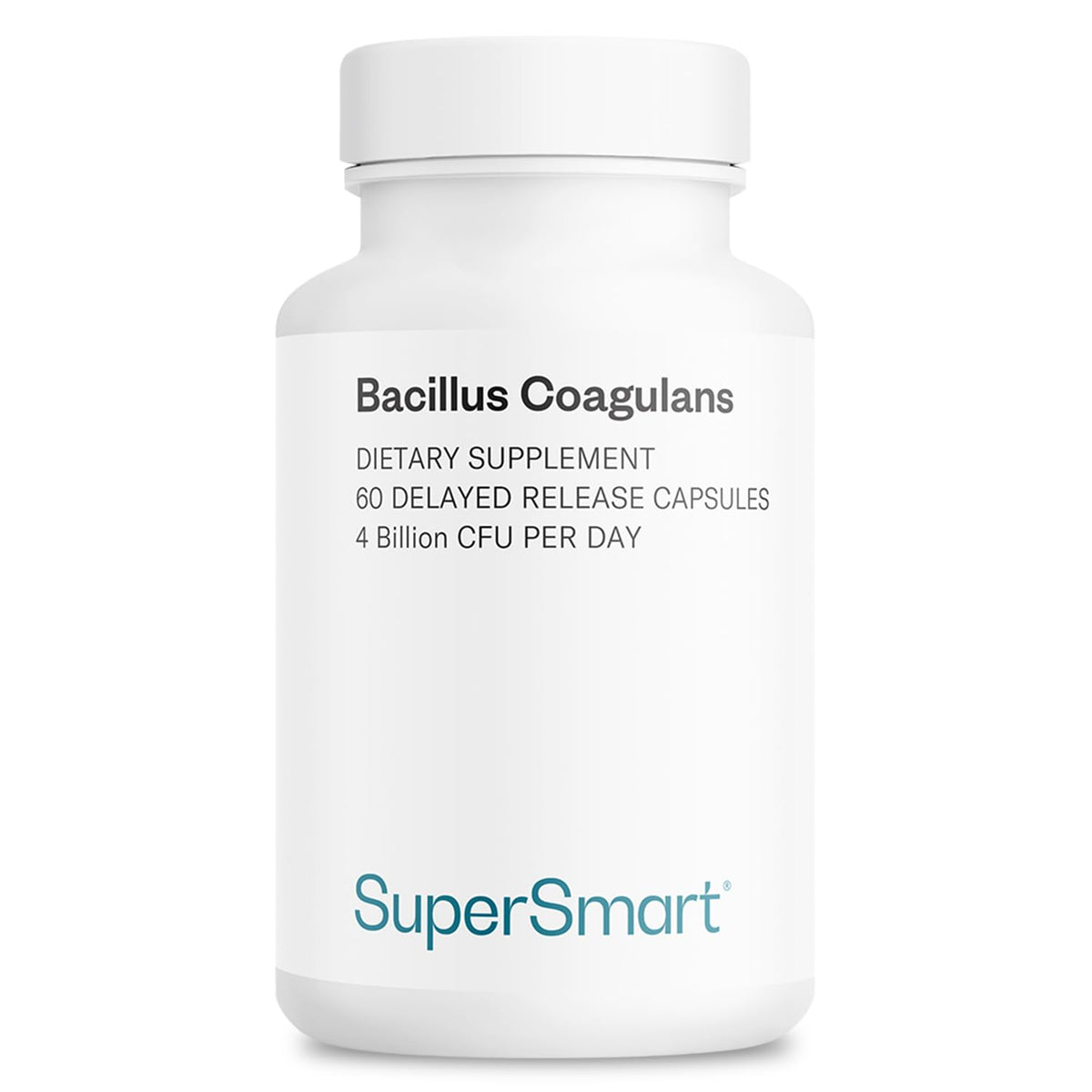 Supersmart Bacillus Coagulans Probiotic Capsules front view