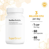 Supersmart Bacillus Subtilis Probiotic Supplement capsules
