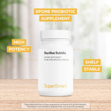 Supersmart Bacillus Subtilis Probiotic Supplement side view