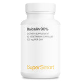 Supersmart Baicalin Supplement 90% Strength 120 Capsules front view