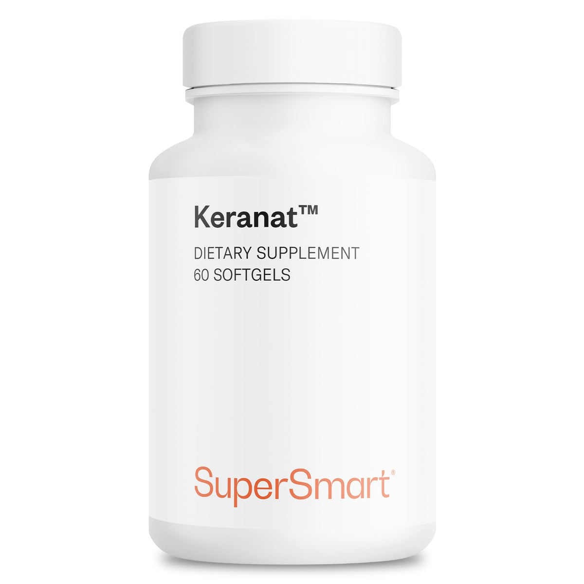 Supersmart Biotin Supplement 50 softgels front view