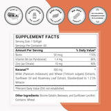 Supersmart Biotin Supplement packaging with softgels