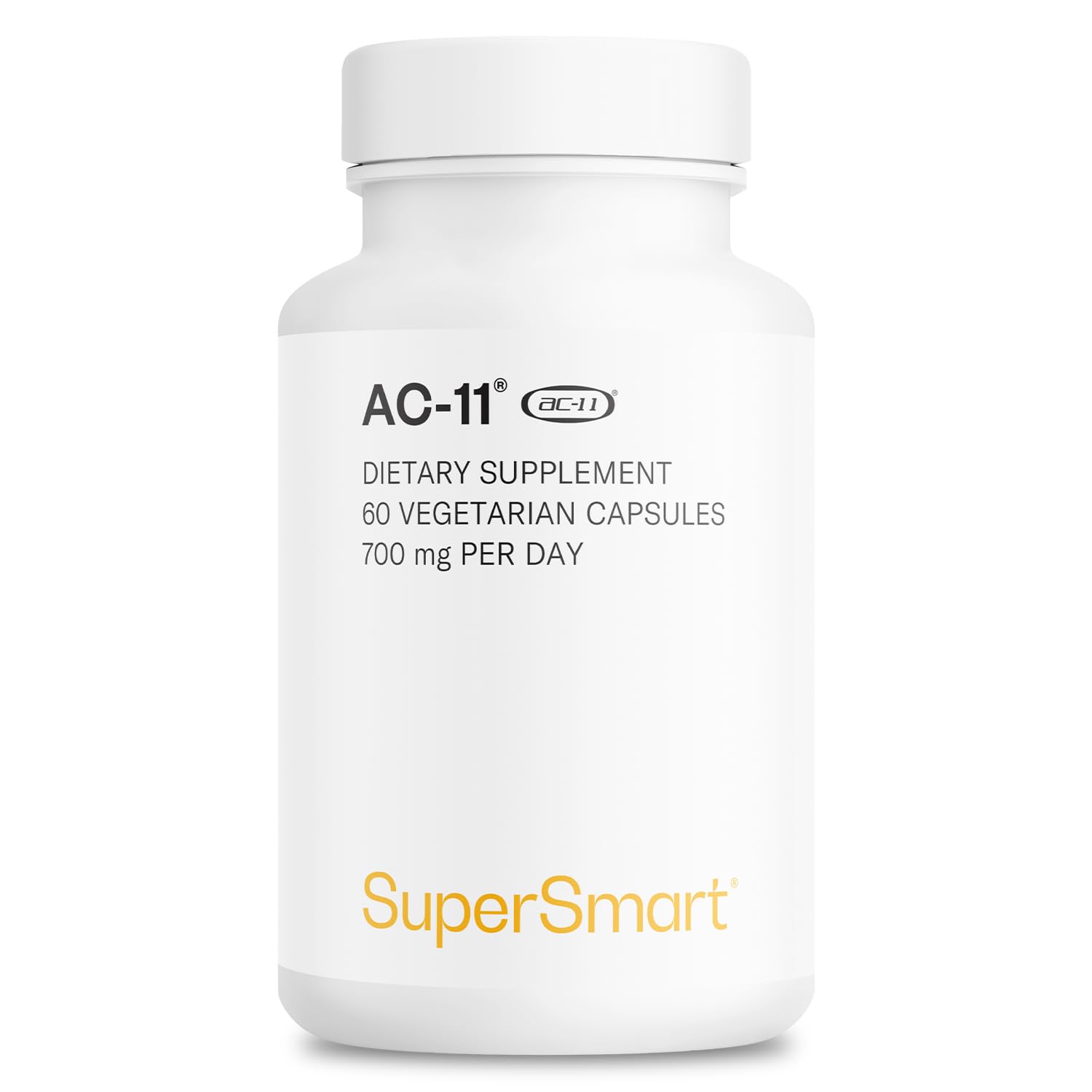 Supersmart Cat's Claw Supplement 350mg AC-11 Capsules front view