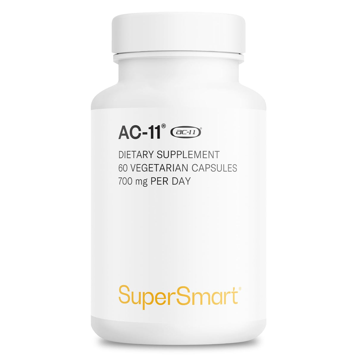 Supersmart Cat's Claw Supplement 350mg AC-11 Capsules front view