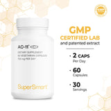 Supersmart Cat's Claw Supplement 350mg AC-11 Capsules opened bottle