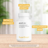 Supersmart Cat's Claw Supplement 350mg AC-11 Capsules side view